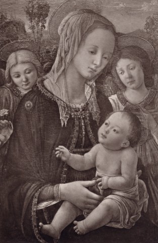 Anonimo — Lippi, Fra Filippo. La Vierge aux Anges. Spiridon Coll. Paris. — insieme